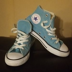 Teal High-Top Converse